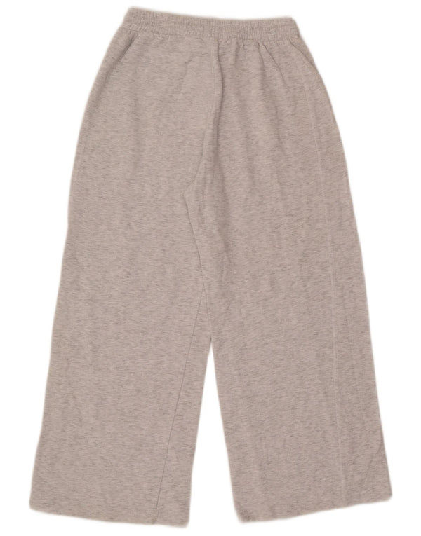 Zara Damen-Trainingshose, UK 12, mittelgrau gefleckte Baumwolle