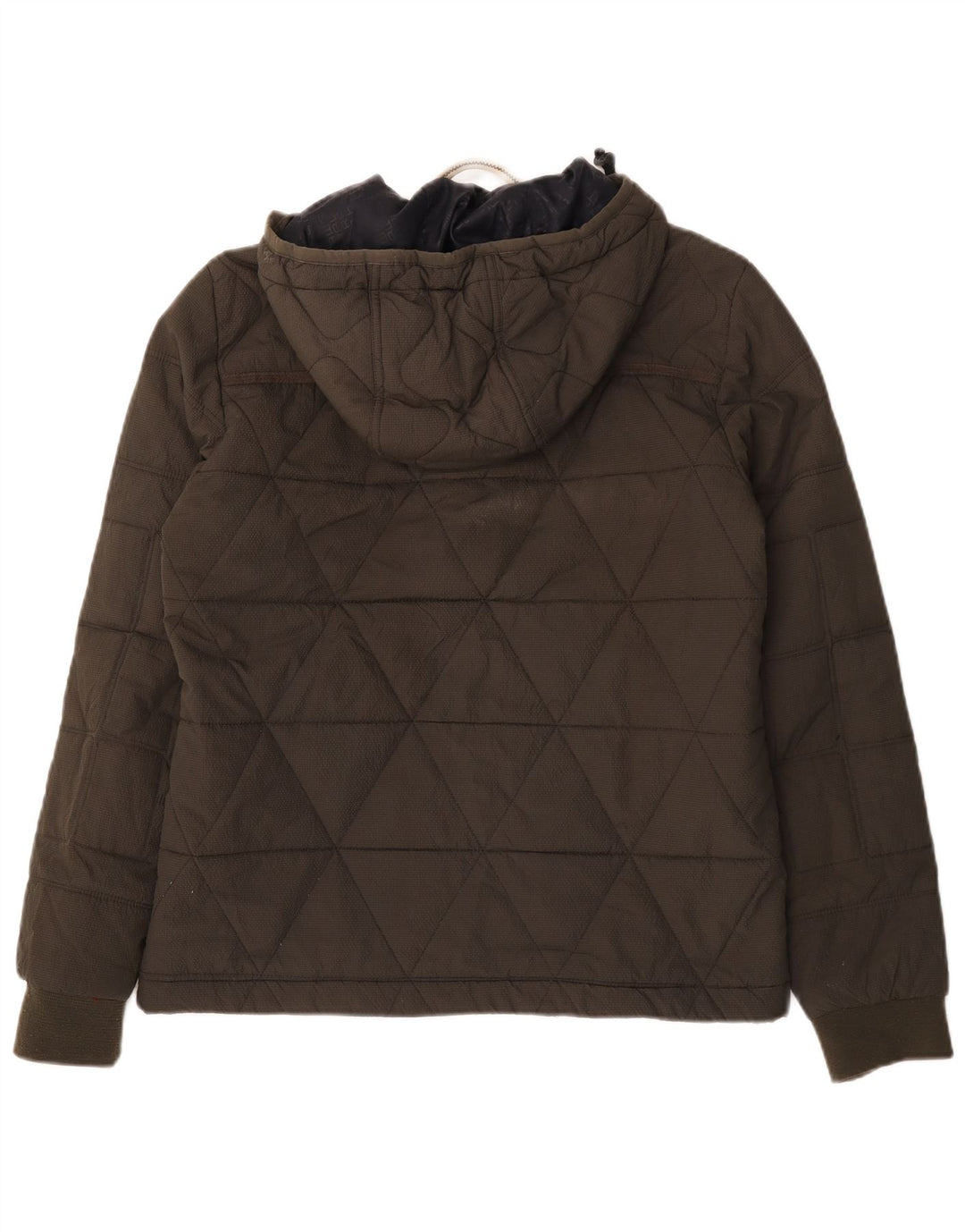 G-Star Wattierte Herrenjacke mit Kapuze, UK 38, Mittelkhaki, Polyester
