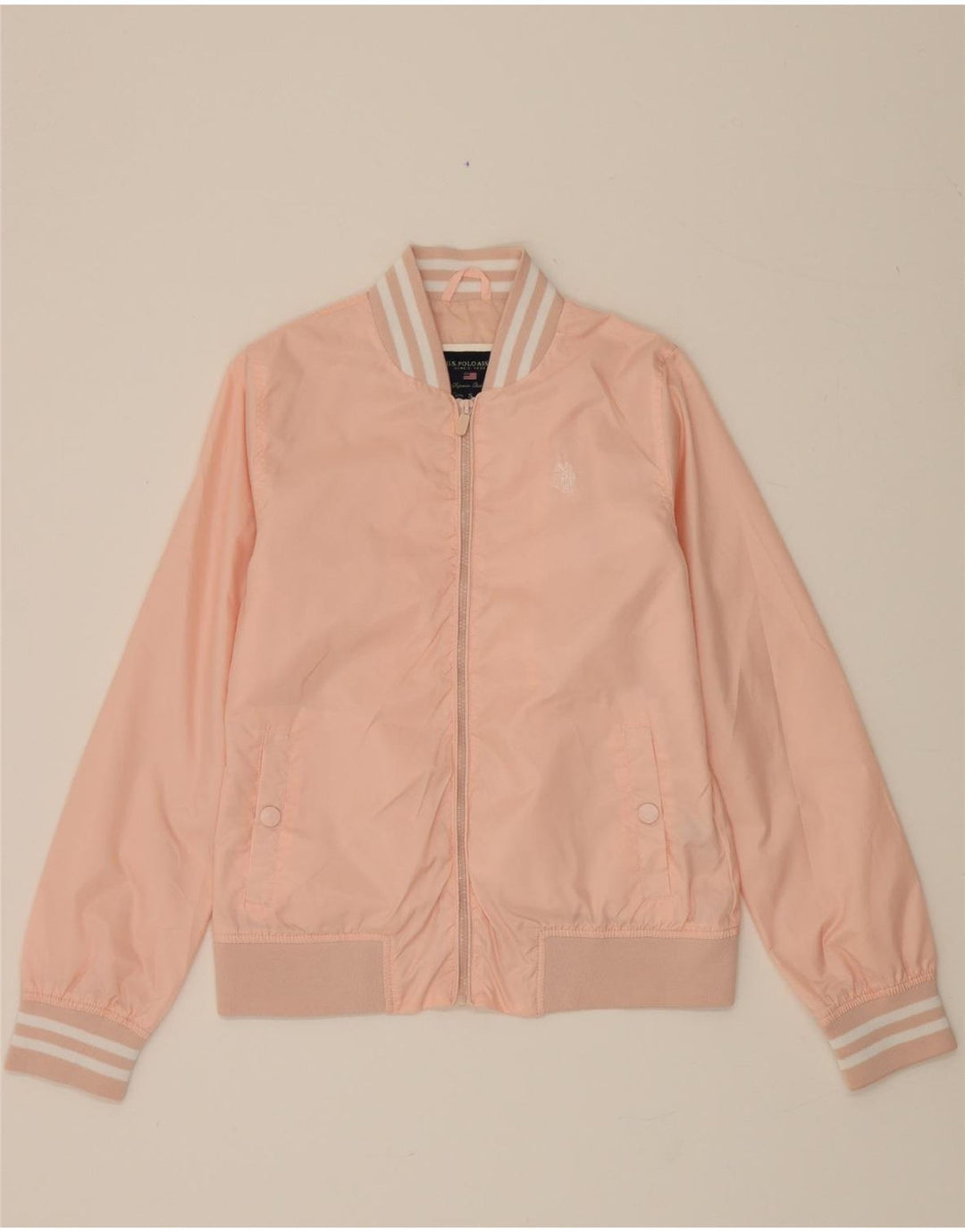 US POLO ASSN Damen Bomberjacke UK 10 Small Rosa Polyester