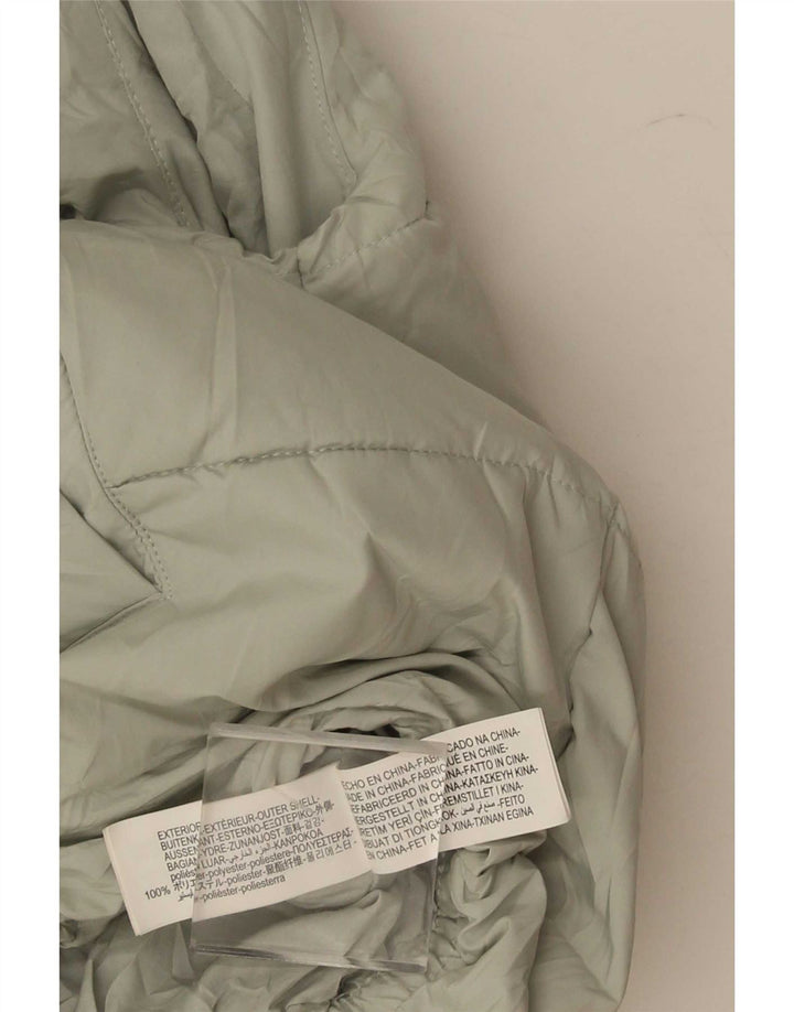 Zara Wattierte Weste für Mädchen, 13–14 Jahre, grünes Polyester