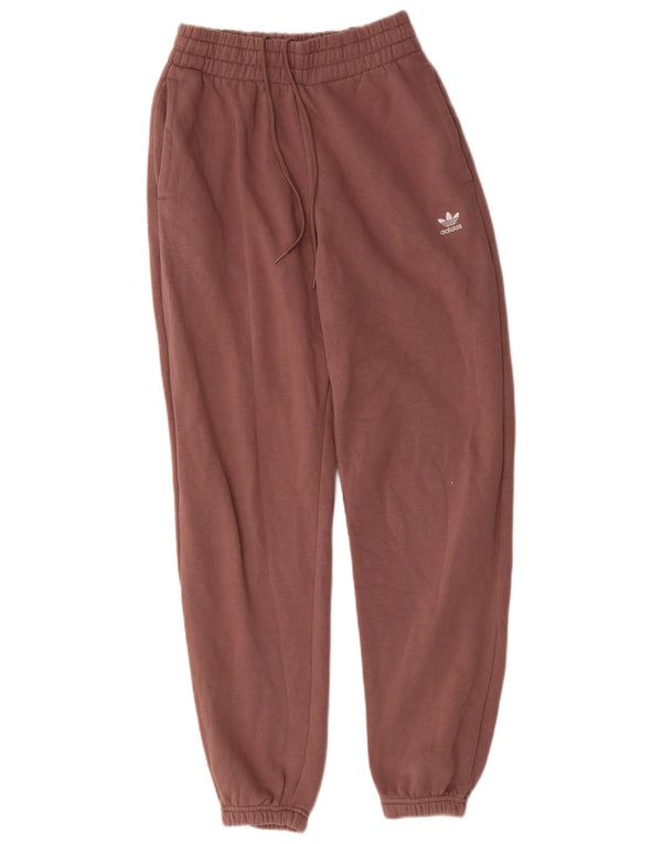 Adidas Damen Trainingshose Jogger UK 16 Große rosa Baumwolle