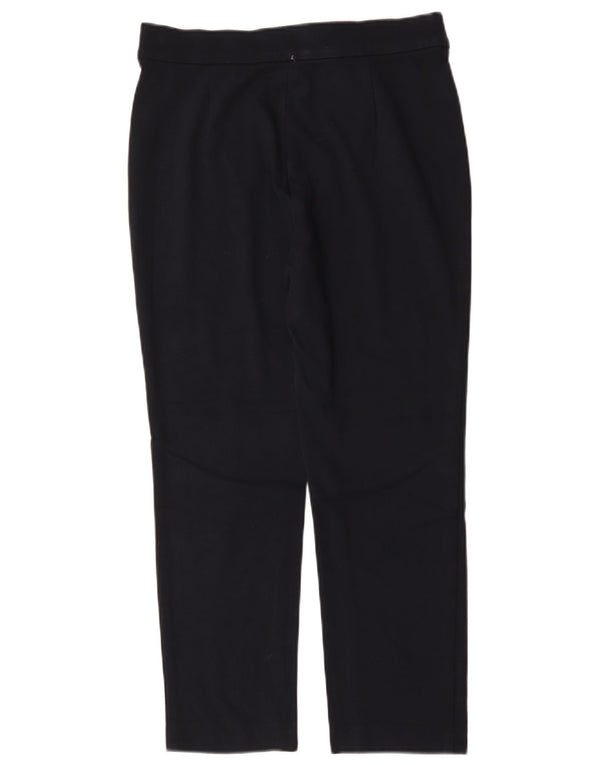 Marks & Spencer Damen Slim Cropped-Hose UK 12 Medium W30 L26 Marineblau
