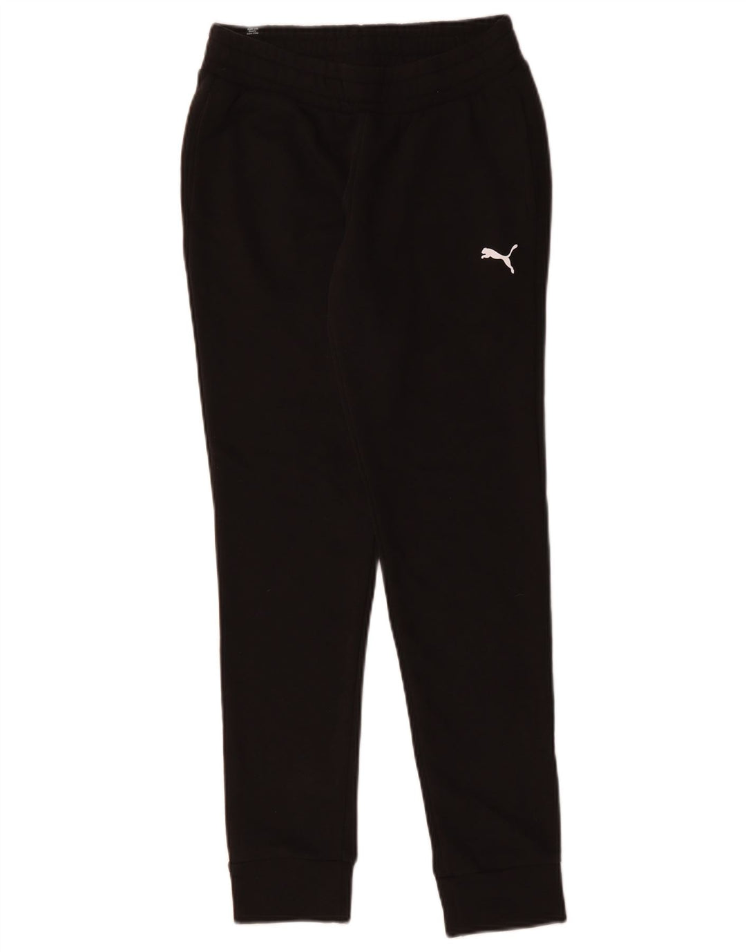 PUMA Damen Trainingshose Jogger UK 6 XS Schwarz Baumwolle