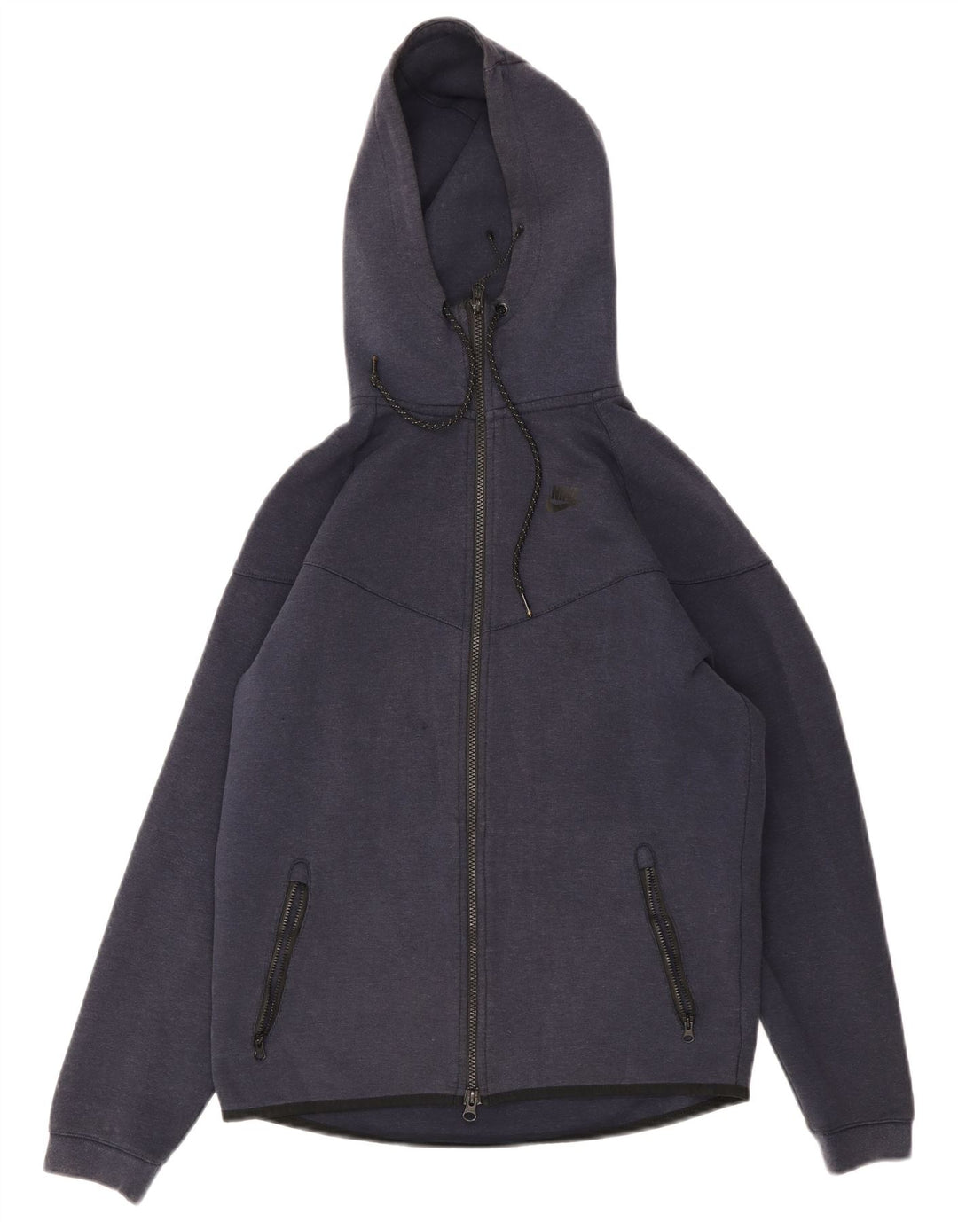 Nike Herren-Kapuzenpullover mit Reißverschluss, mittelmarineblaue Baumwolle