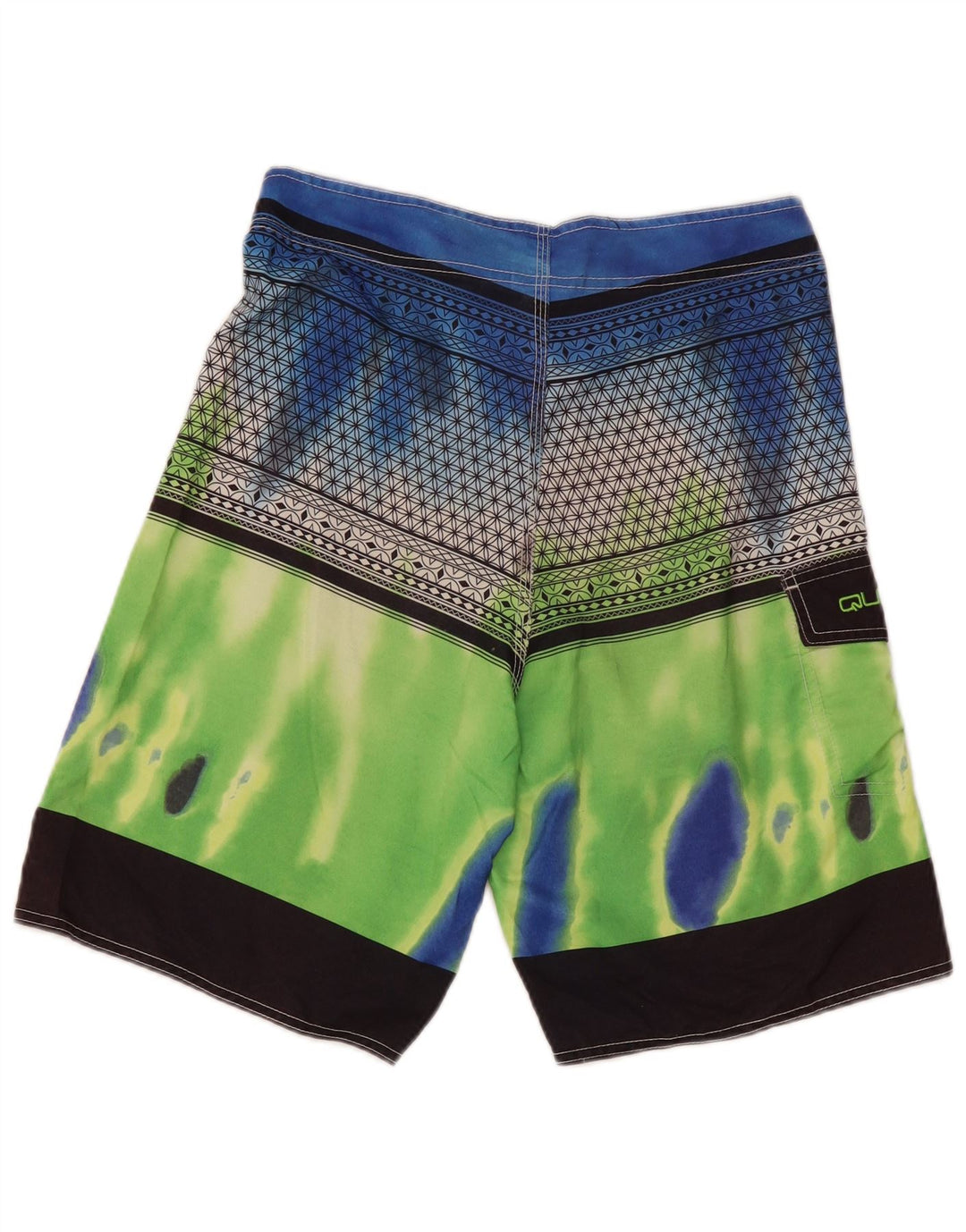 Quiksilver Herren-Badeshorts mit Grafik, mittelgroß, mehrfarbig, Farbblock