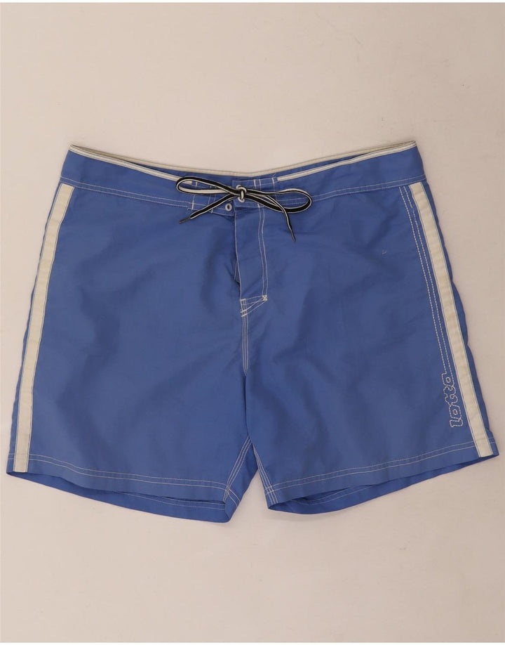 Lotto Herren-Badeshorts, groß, blau, Farbblock