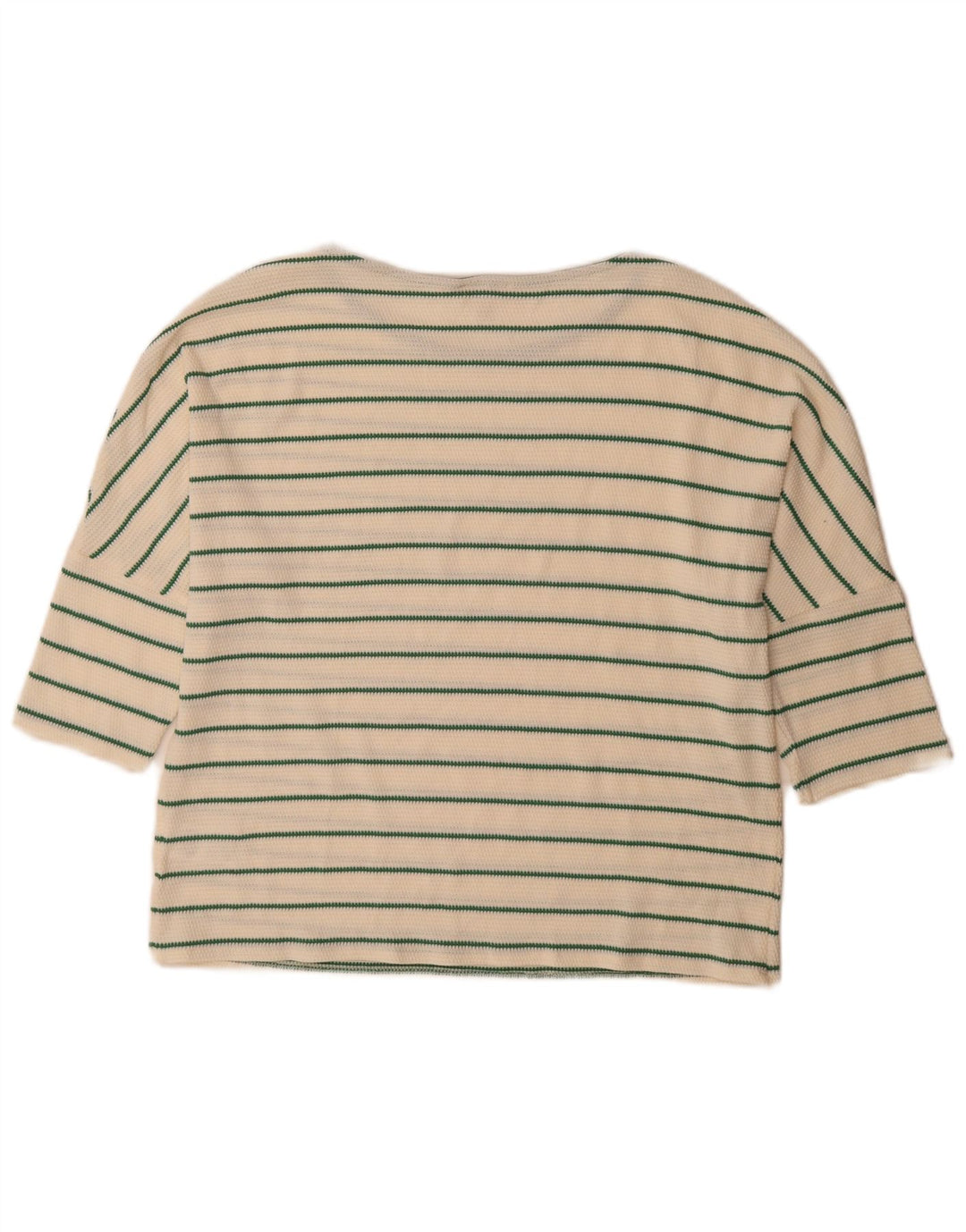 Phase Eight Damen-Top, 3/4-Ärmel, UK 12, Mittelweiß, gestreift, Baumwolle