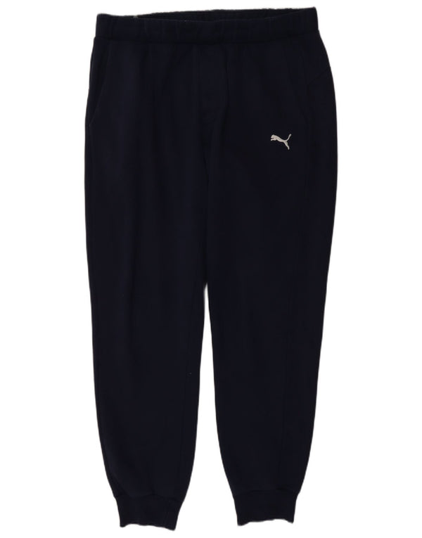 Puma Herren-Trainingshose, Jogginghose, groß, marineblau, Baumwolle