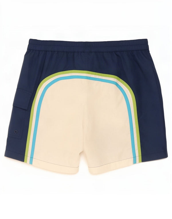 Spalding Herren-Badeshorts XL, Marineblau, Colourblock-Polyester
