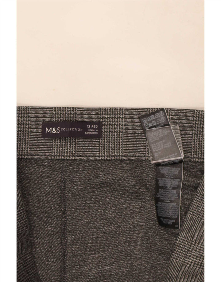 Marks & Spencer Damen Freizeithose UK 12 Medium W30 L27 Grau