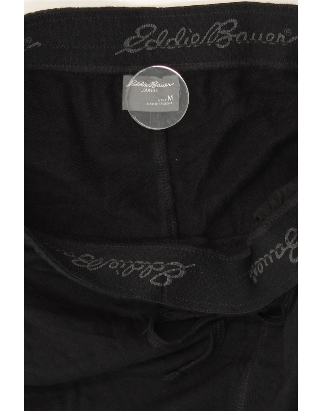 Eddie Bauer Herren Sportshorts Mittelschwarze Baumwolle