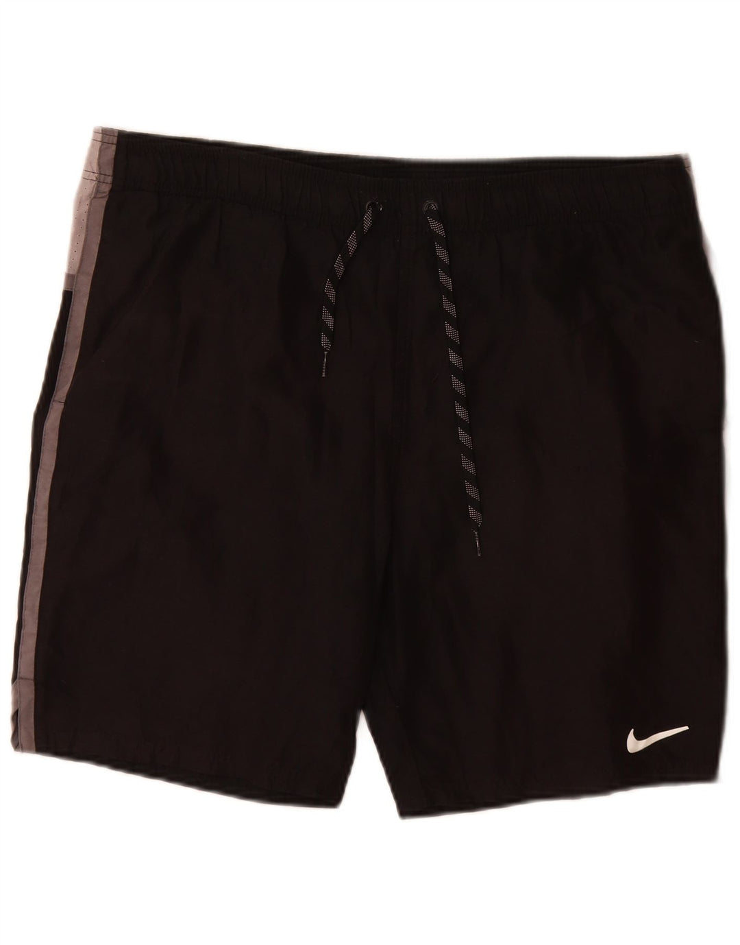 Nike Herren-Sportshorts, mittelgroß, schwarzes Farbblock-Polyester