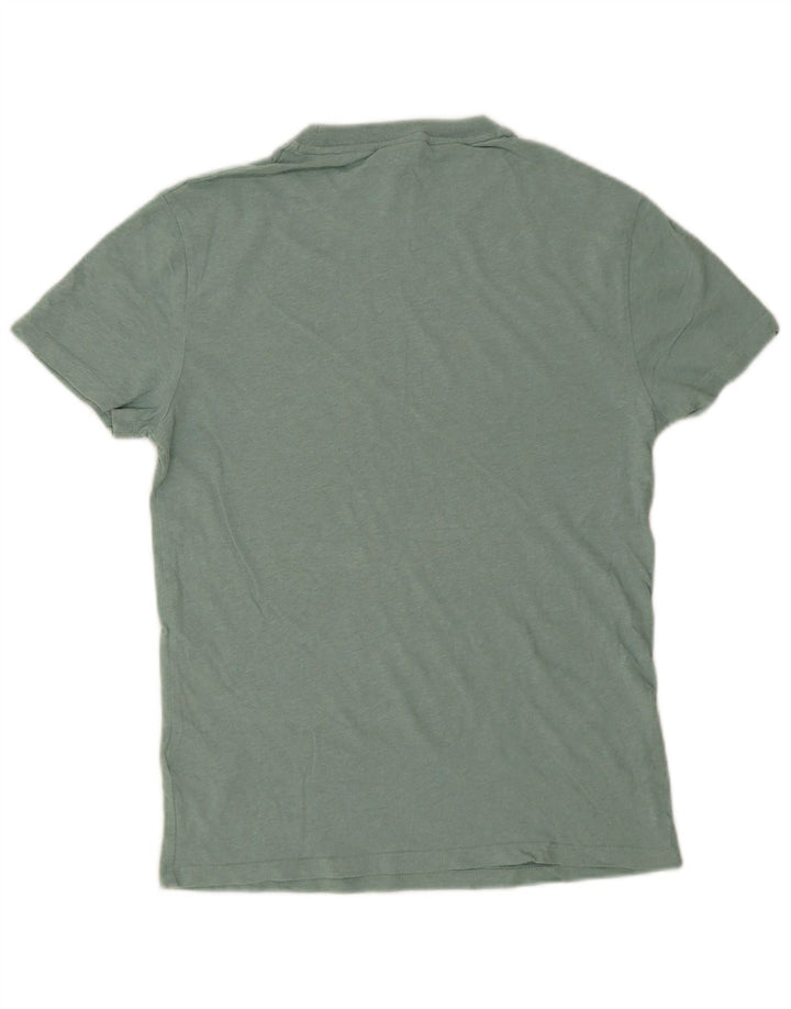 Superdry Herren T-Shirt Top Small aus grüner Baumwolle