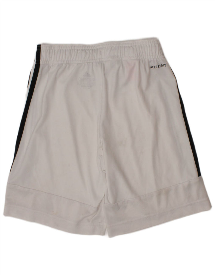 Adidas Aeroready Sportshorts für Jungen, 9–10 Jahre, weißes Polyester