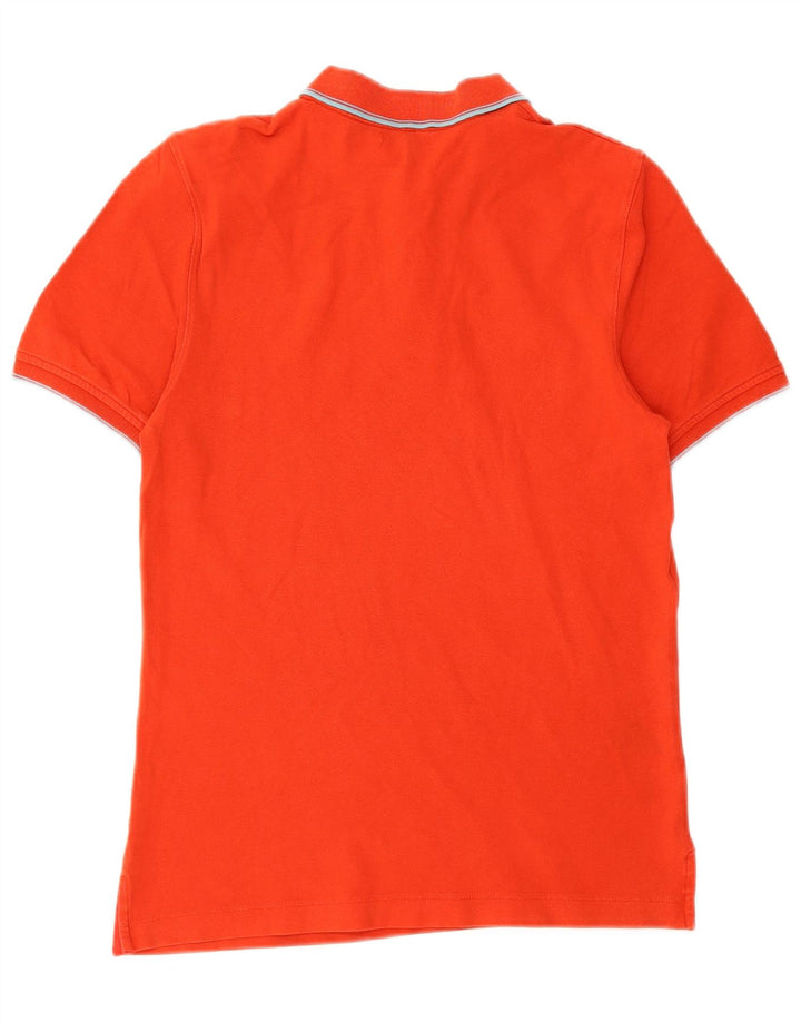 CALVIN KLEIN Mens Polo Shirt Small Red Cotton