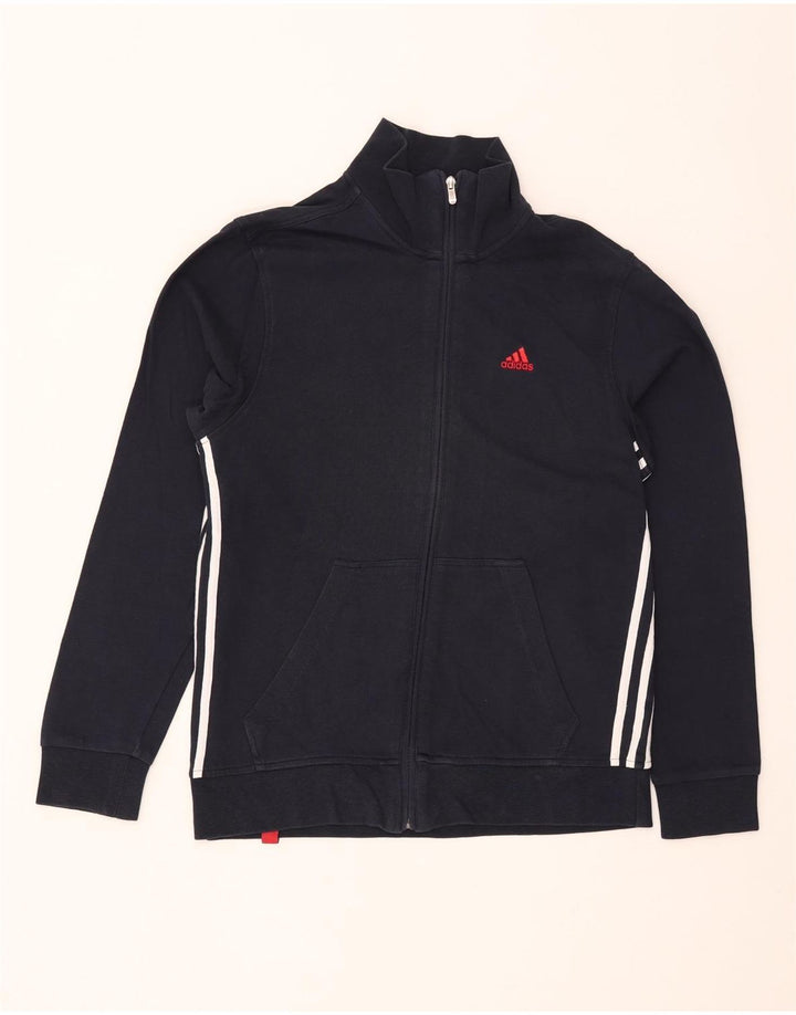 Adidas Herren Trainingsanzug Top Jacke U 36/38 Small Marineblau