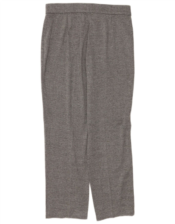 Marks & Spencer Damen Chinohose UK 14 Large W34 L28 Grauer Hahnentritt