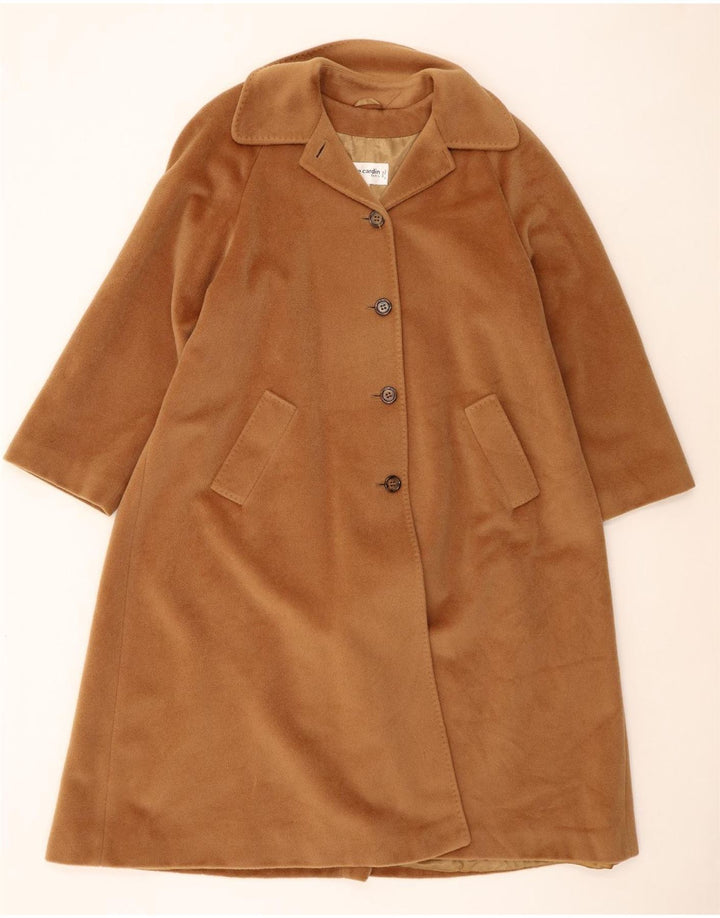 Pierre Cardin Damen Mantel IT 44 Mittelbraune Wolle
