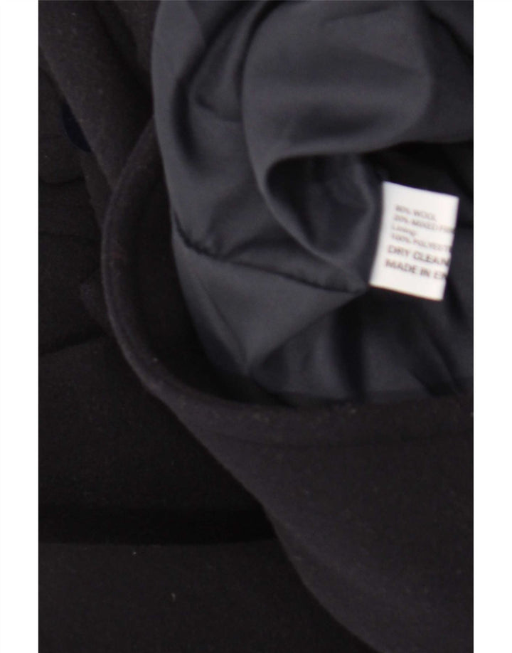 Admyra Damen Zweireihiger Mantel UK 14 Große marineblaue Wolle