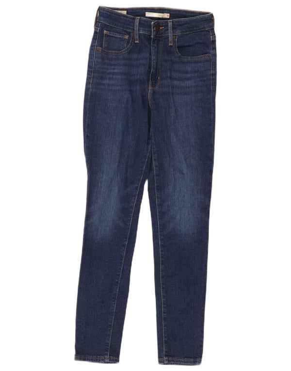 Levi's Damen 721 High Rise Skinny Jeans W26 L28 Blaue Baumwolle