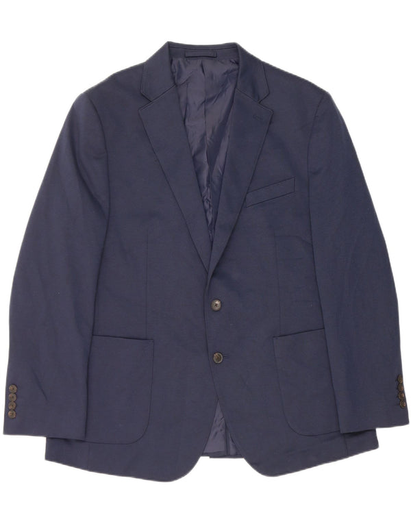 Marks & Spencer Herren-Blazer mit 2 Knöpfen, UK 44, XL, Marineblau, Polyester