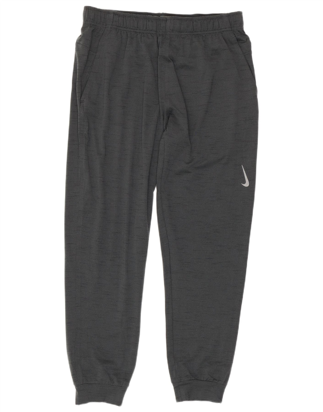 Nike Herren Dri Fit Trainingshose Jogger, großes grau geflecktes Polyester