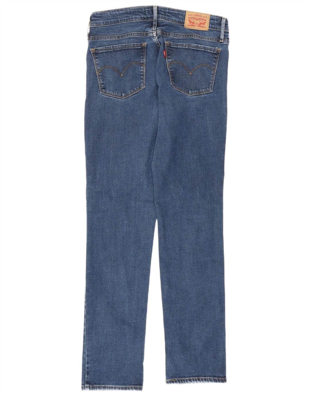 Levi's Damen 712 Slim Jeans W29 L30 Blaues Lyocell
