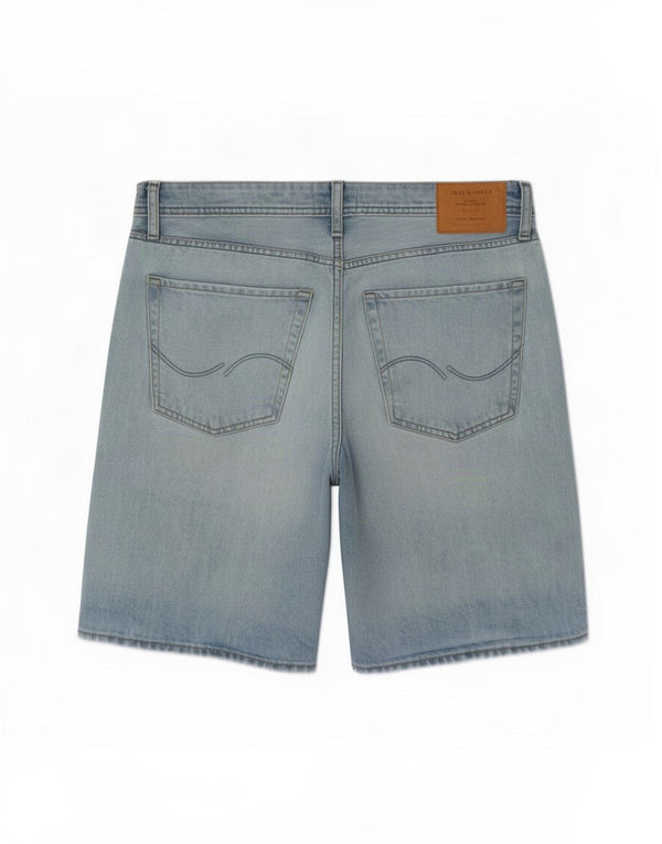 Jack & Jones Herren-Jeansshorts mit normaler Passform, Größe L, W36, Blau, Baumwolle
