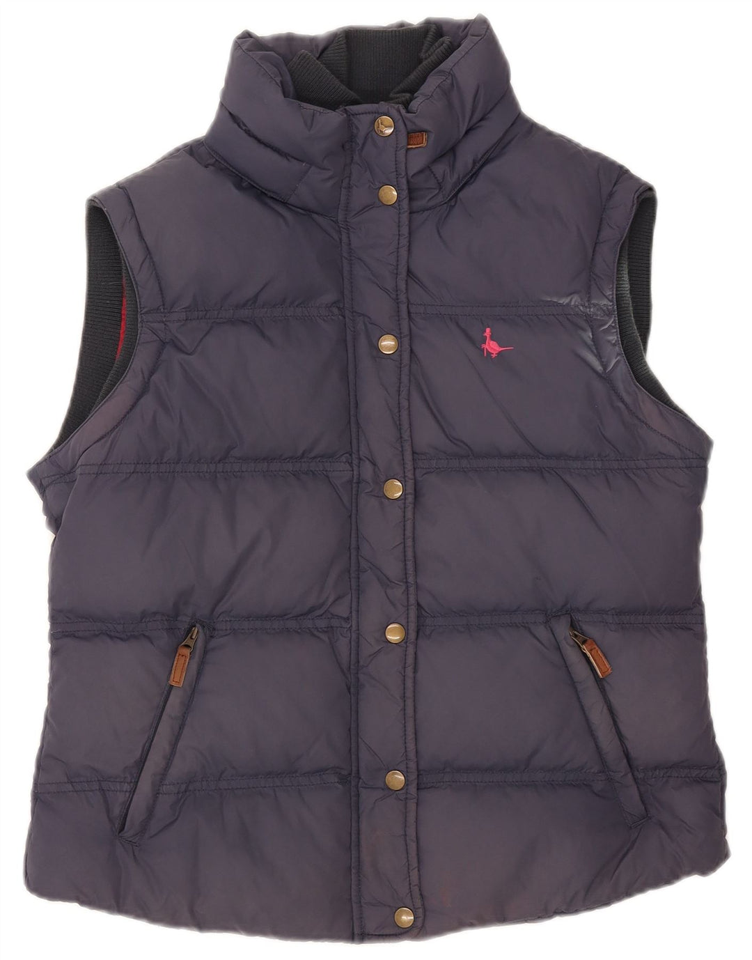 Jack Wills Damen Wattierte Weste UK 14 Large Marineblau