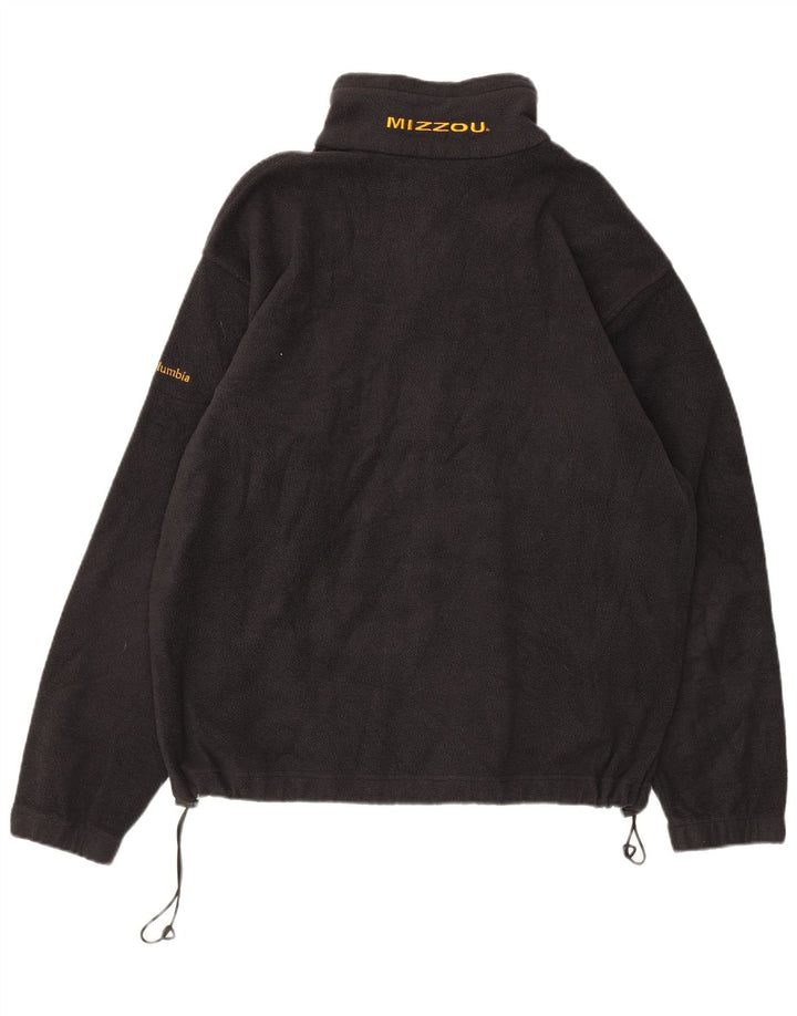 Columbia Herren Mizzou Fleecejacke UK 40 Large Schwarz Polyester