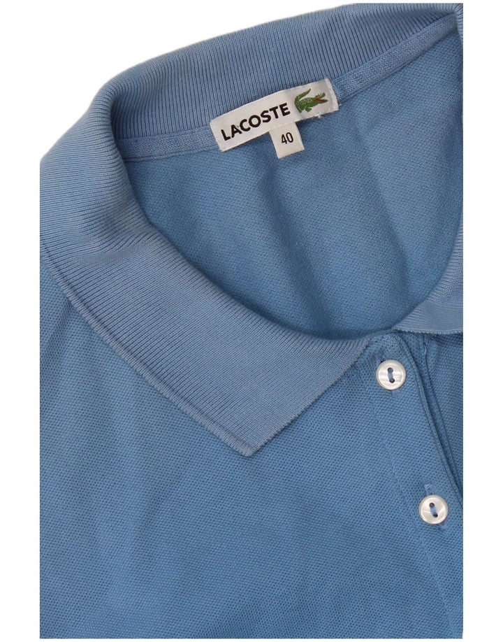 Lacoste Damen Polokleid Größe 40 Mittelblau