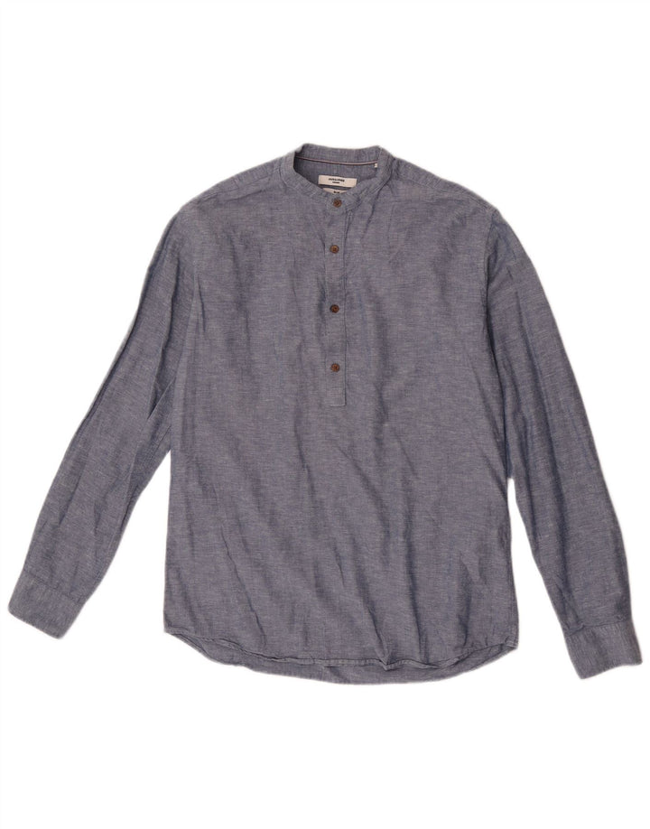 Jack & Jones Premium Slim Pullover-Hemd für Herren, Größe S, Marineblau meliert