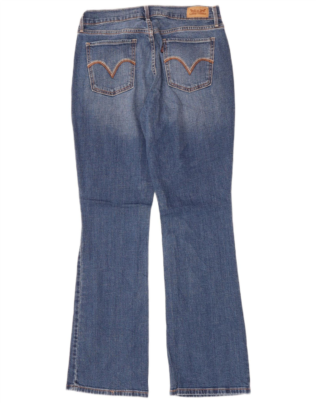 LEVI'S Damen 515 Bootcut Jeans US 6 Medium W30 L31 Blaue Baumwolle