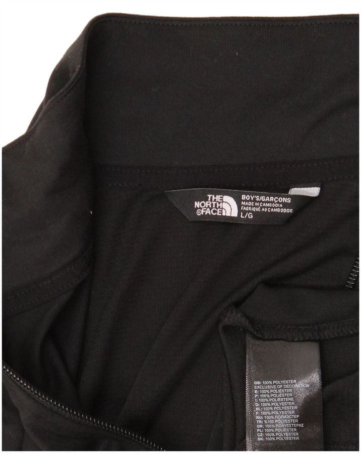 The North Face Jungen-Trainingsanzug mit grafischem Pullover, 11–12 Jahre, Größe L, Schwarz