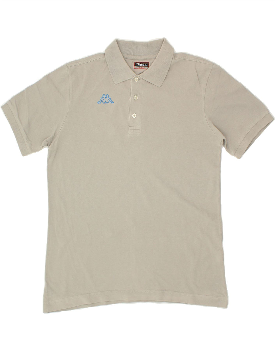 KAPPA Mens Polo Shirt Large Grey Cotton Vintage Kappa and Second-Hand Kappa from Messina Hembry 