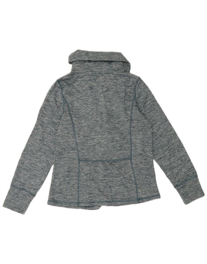 Eddie Bauer Damen-Trainingsanzug-Top-Jacke, UK 16, groß, blau geflecktes Polyester