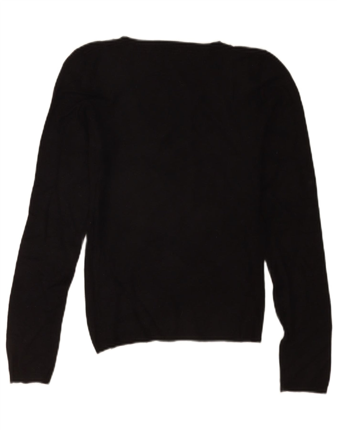 Zara Damen-Pullover mit V-Ausschnitt, Größe S, Größe S, Schwarz, Viskose