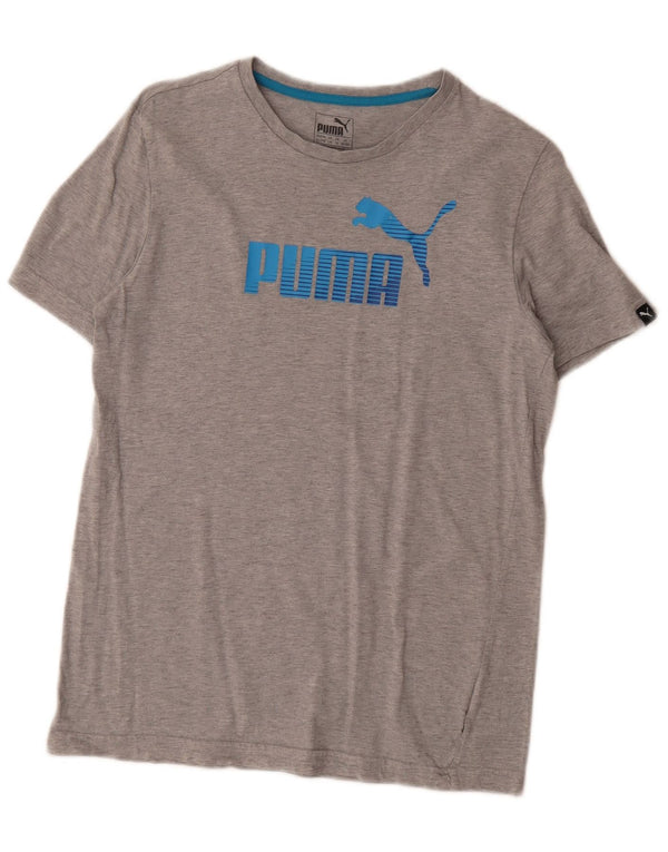 Puma Jungen Graphic T-Shirt Top 15-16 Jahre Grau