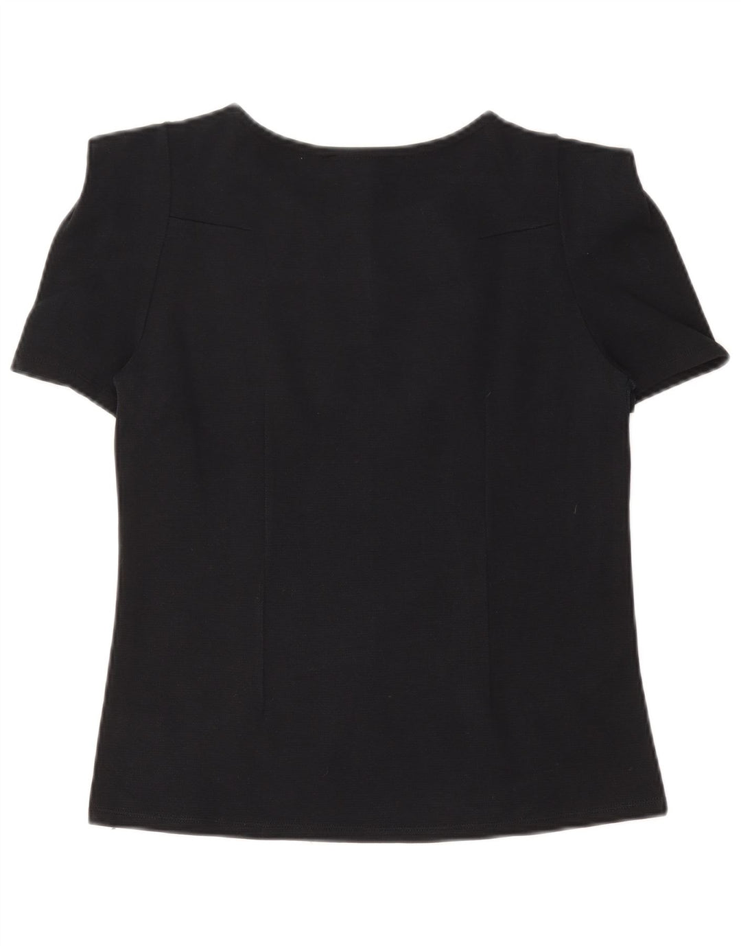 ZARA Damen Blusentop UK 12 Medium Marineblau