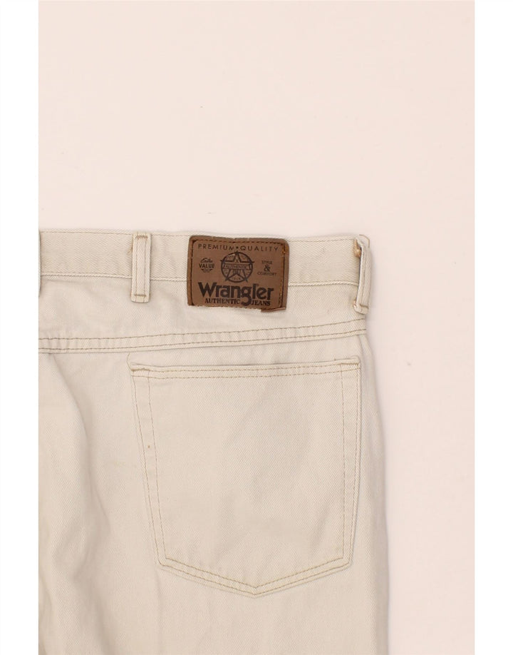 WRANGLER Mens Slim Jeans W39 L30  White Vintage Wrangler and Second-Hand Wrangler from Messina Hembry 
