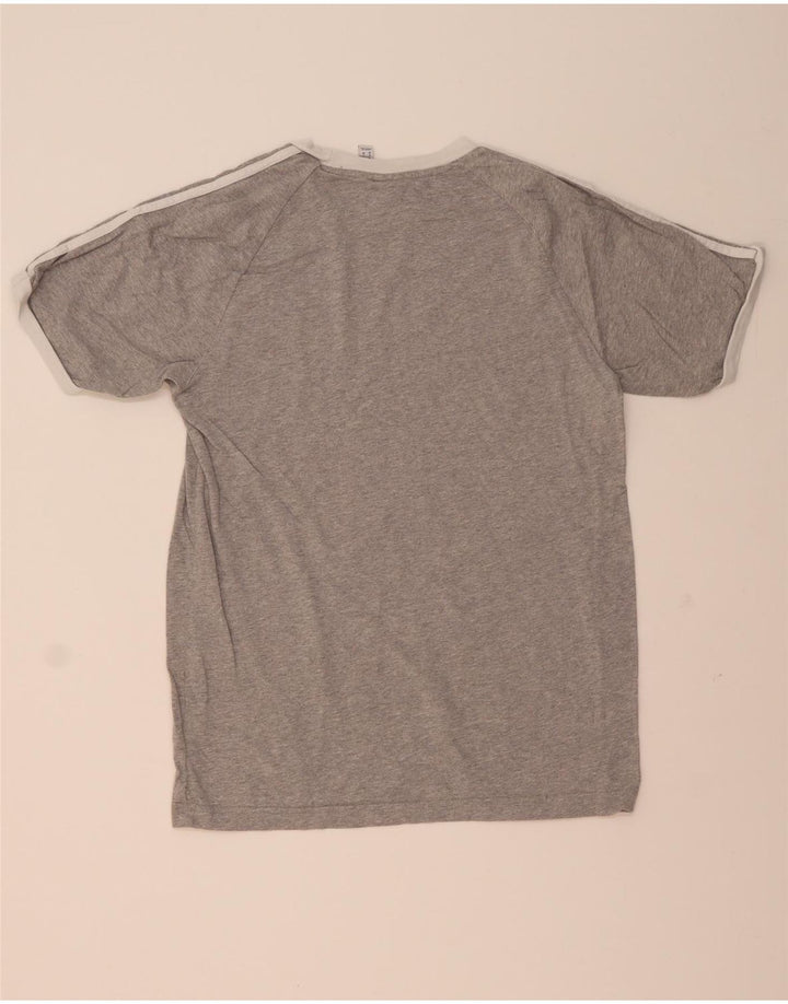 Adidas Herren T-Shirt Top mittelgraue Baumwolle
