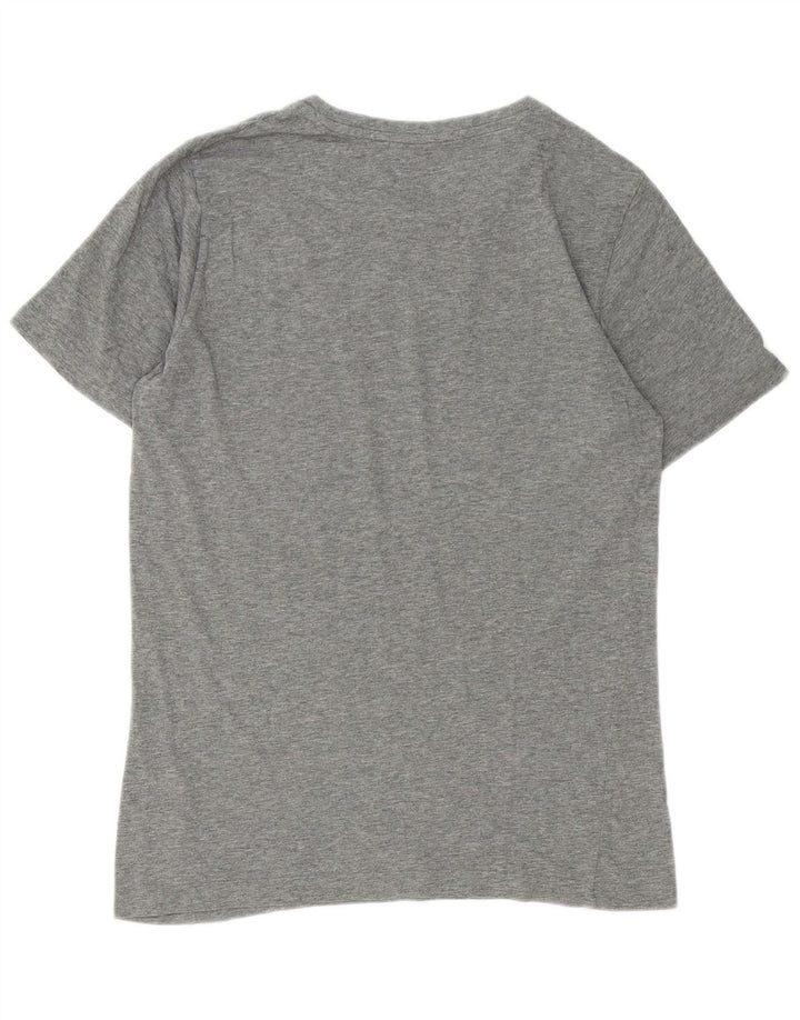 Puma Herren Grafik T-Shirt Top Small Grau