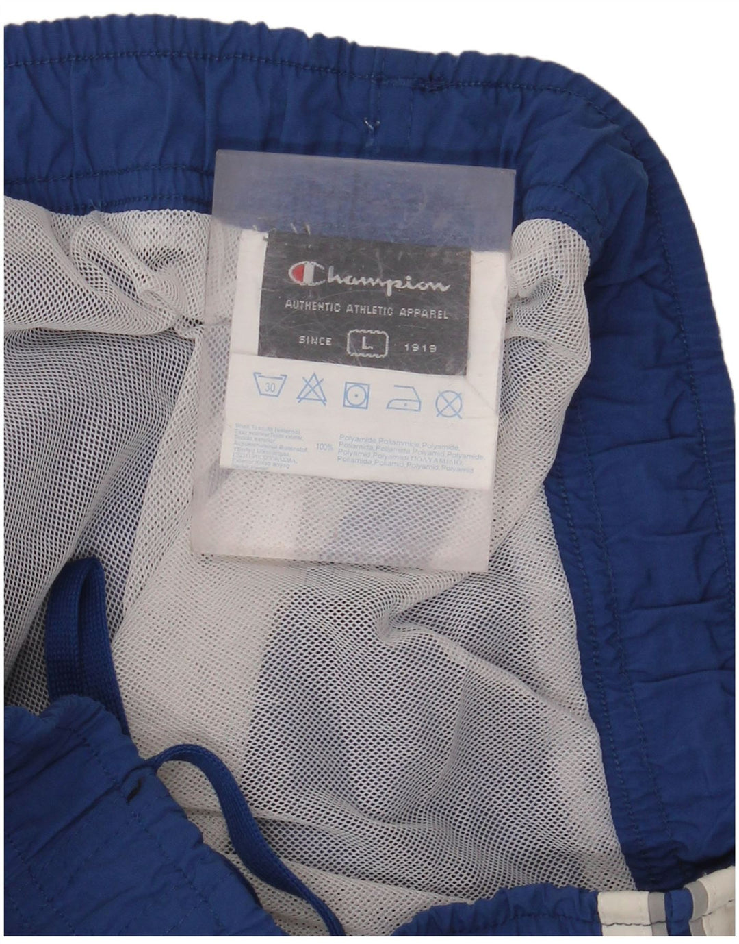 CHAMPION Herren-Badeshorts, groß, blau, Polyamid