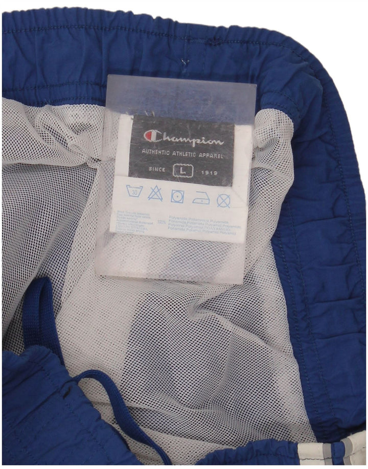 CHAMPION Herren-Badeshorts, groß, blau, Polyamid