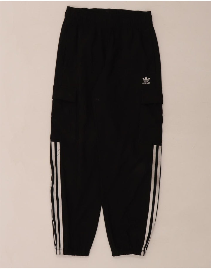 Adidas Jungen Cargo-Trainingshose, Jogger, 11–12 Jahre, schwarzes Polyester