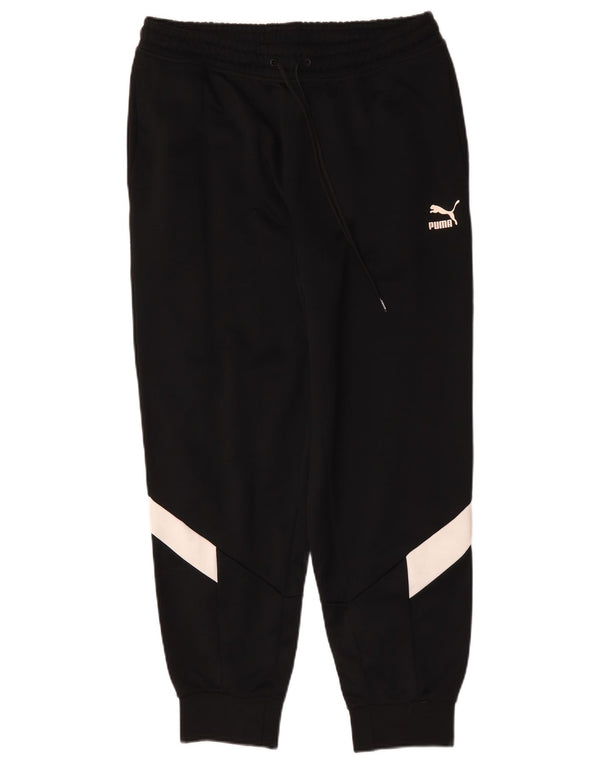 Puma Herren-Trainingsoberteil, Jacke, groß, Schwarz, Colourblock-Baumwolle