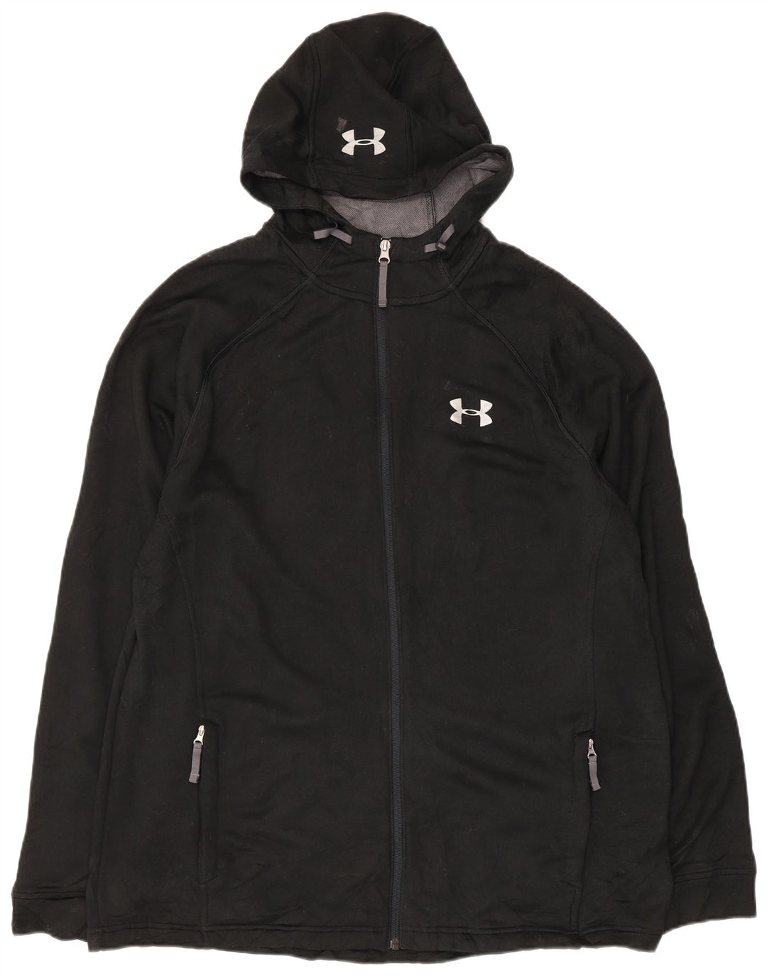 Under Armour Herren Zip Hoodie Pullover XL Schwarz Polyester