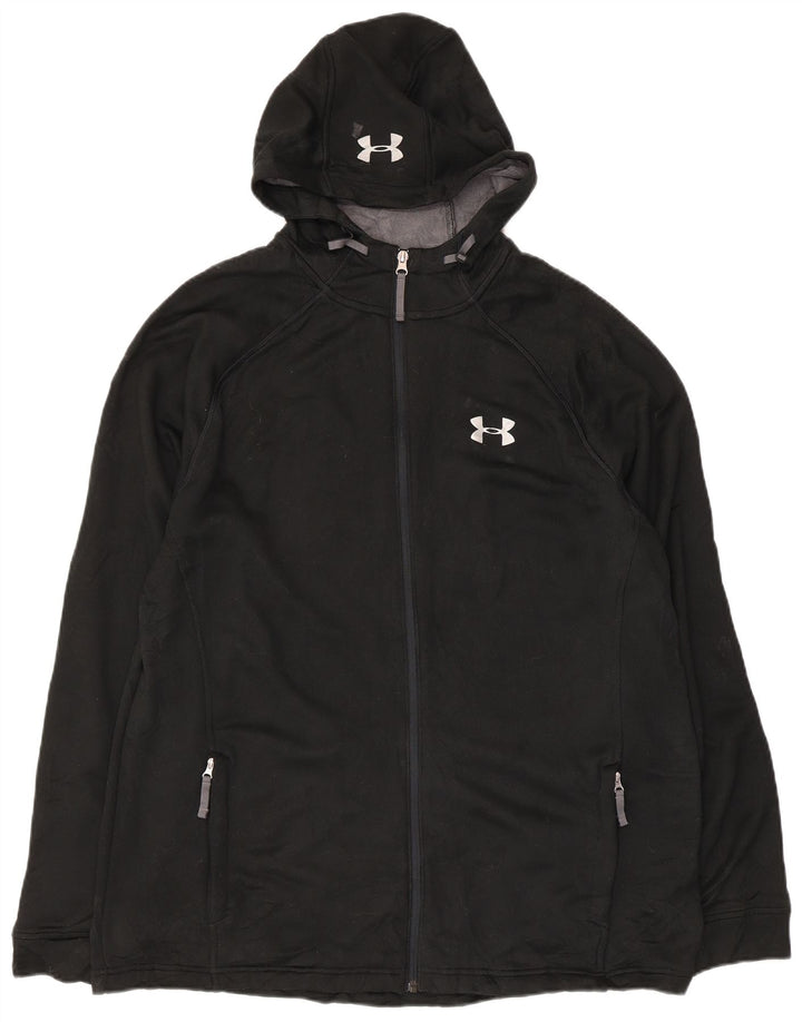 Under Armour Herren Zip Hoodie Pullover XL Schwarz Polyester