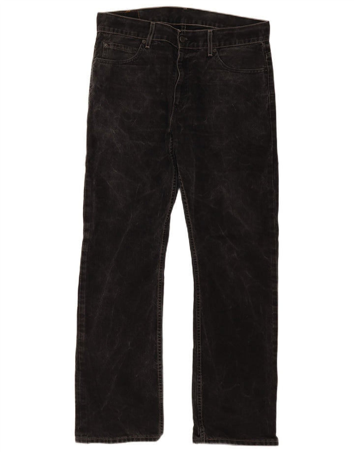 Levi's Herren 506 Straight Jeans W36 L32 Schwarz