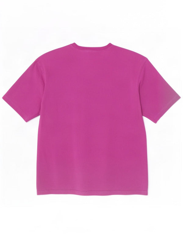 Adidas Damen Übergroßes T-Shirt Top UK 4/6 XS Lila Baumwolle